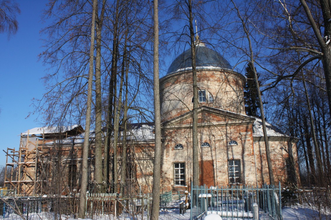 Новосёлки. Церковь Николая Чудотворца на Холмах. фасады