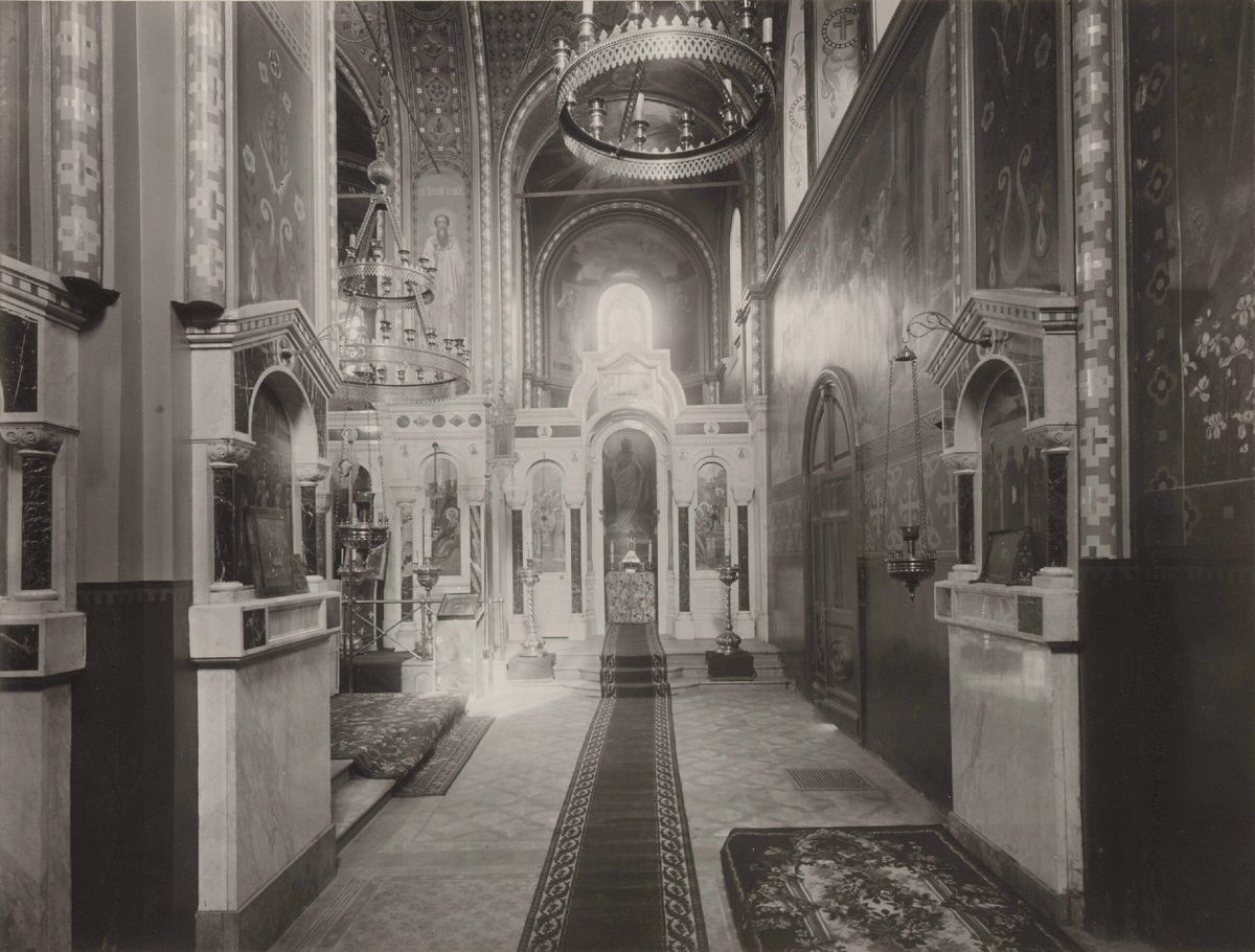 1903 год. Источник: Церковь и учительская школа в селе Рождестве Калужской губернии, Боровского уезда : [Альбом фотографий]. - Москва : Шерер, Набгольц, [1905], архивная фотография. Церковь Рождества Христова, Рождество (Наро-Фоминский городской округ, Московская область)