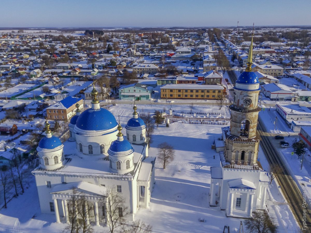 Мещовск. Собор Благовещения Пресвятой Богородицы. фасады, Вид с севера