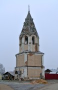 Церковь Благовещения Пресвятой Богородицы, вид на колокольню храма до начала реставрации<br>, Мещовск, Мещовский район, Калужская область