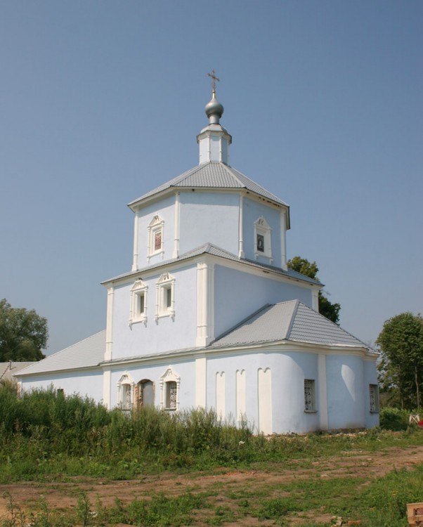 Церковь Успения Пресвятой Богородицы, Серебряно (Мещовский район, Калужская область). фасады