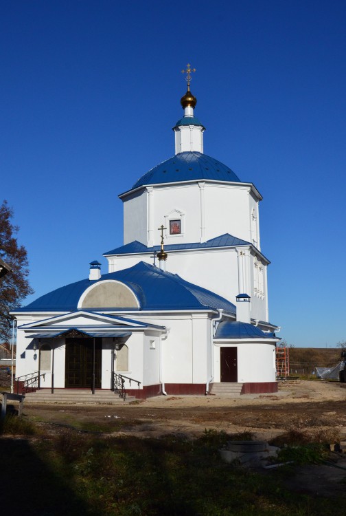 Церковь Успения Пресвятой Богородицы, Серебряно (Мещовский район, Калужская область). фасады