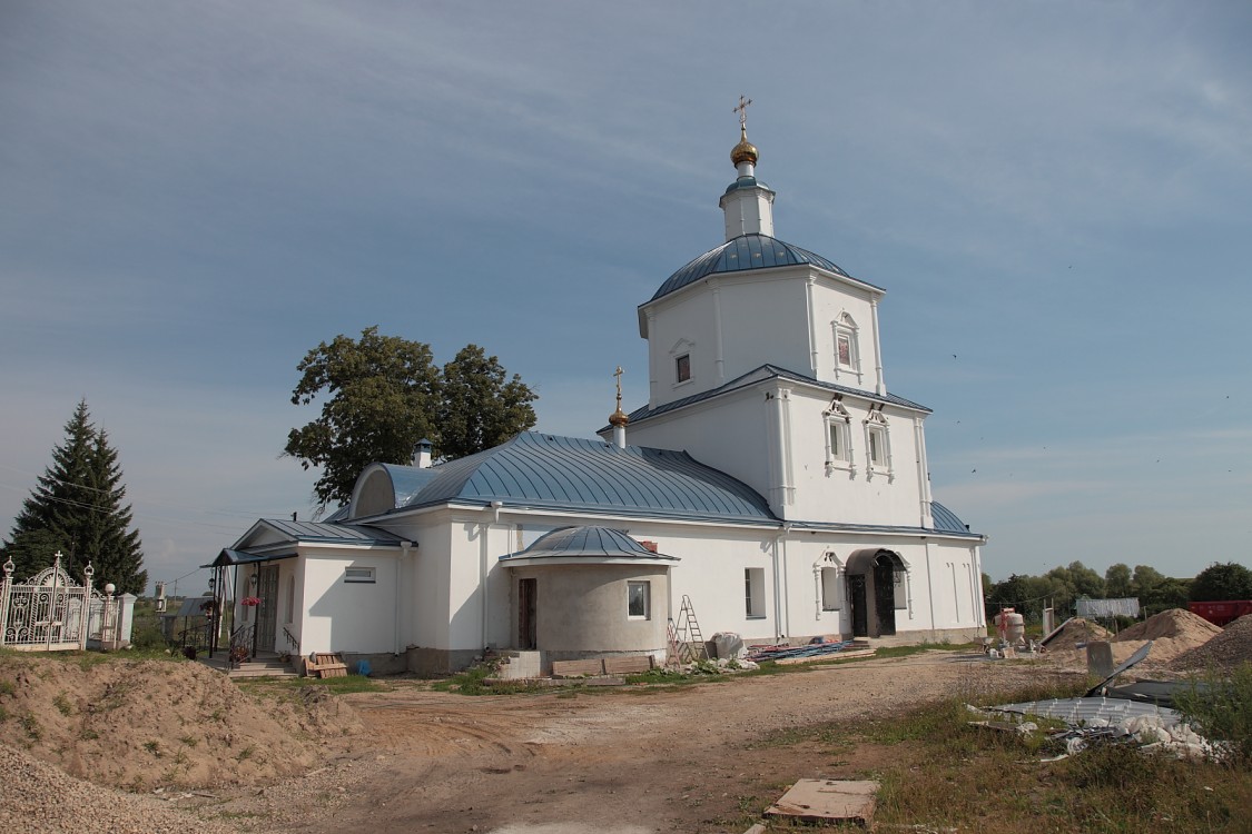 Церковь Успения Пресвятой Богородицы, Серебряно (Мещовский район, Калужская область). фасады