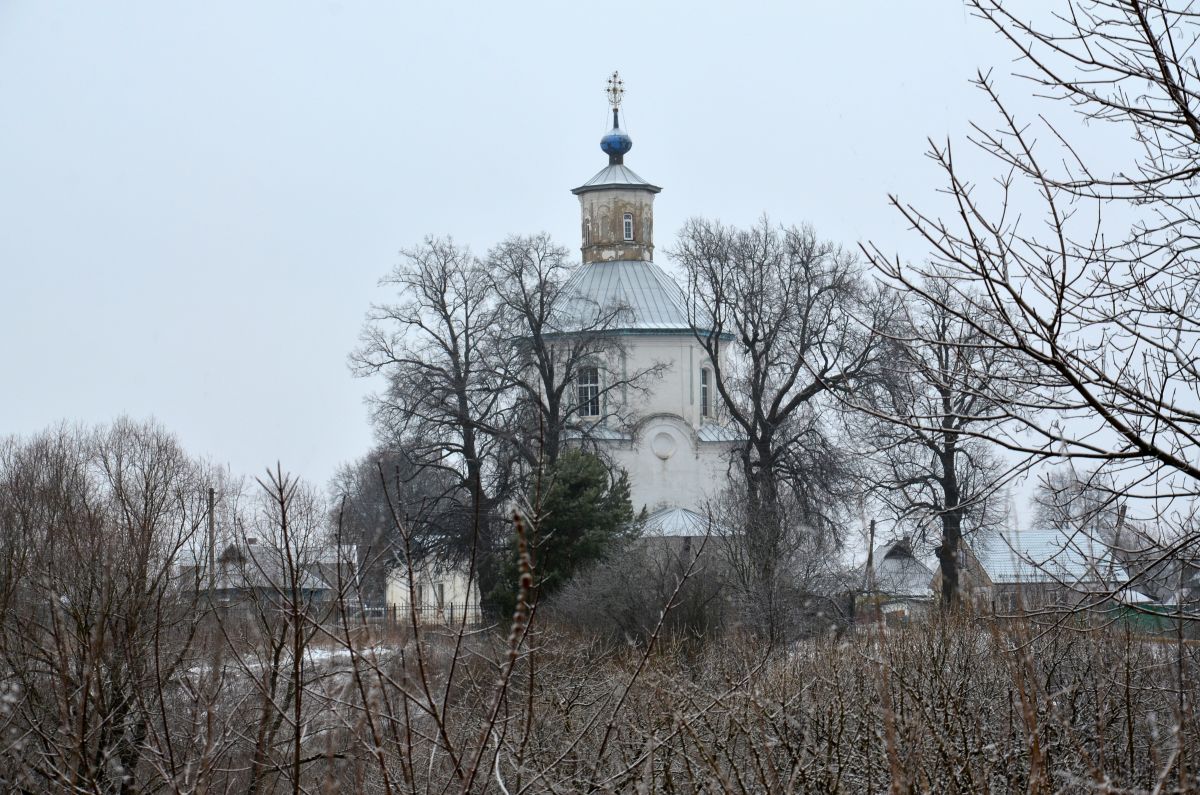 Мосальск. Церковь Троицы Живоначальной. фасады, Вид с Пятницкой горы