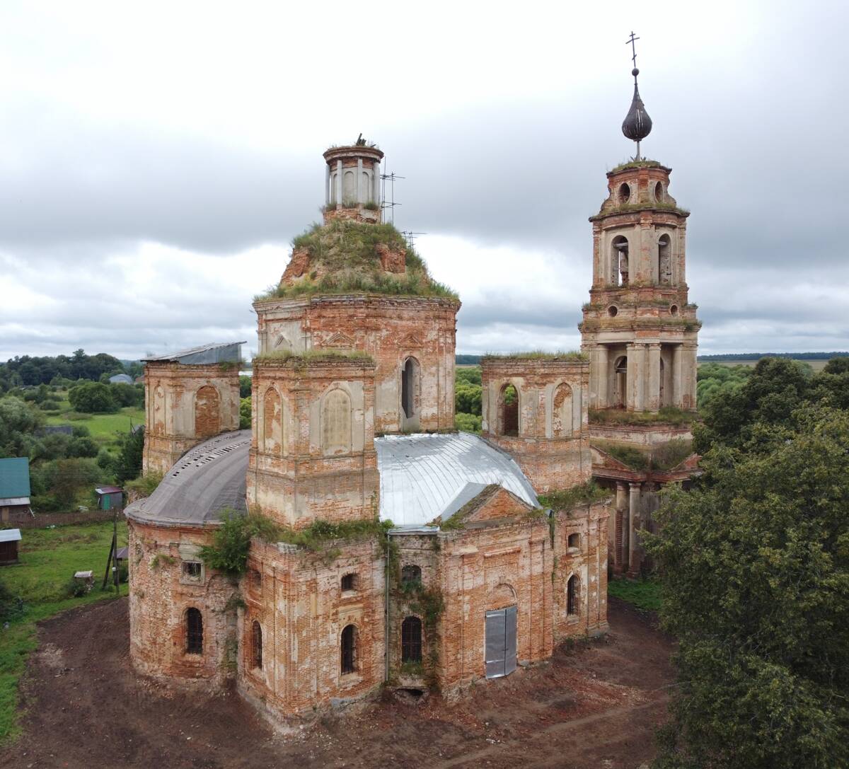 Церковь Рождества Христова, Щелканово (Юхновский район, Калужская область). фасады