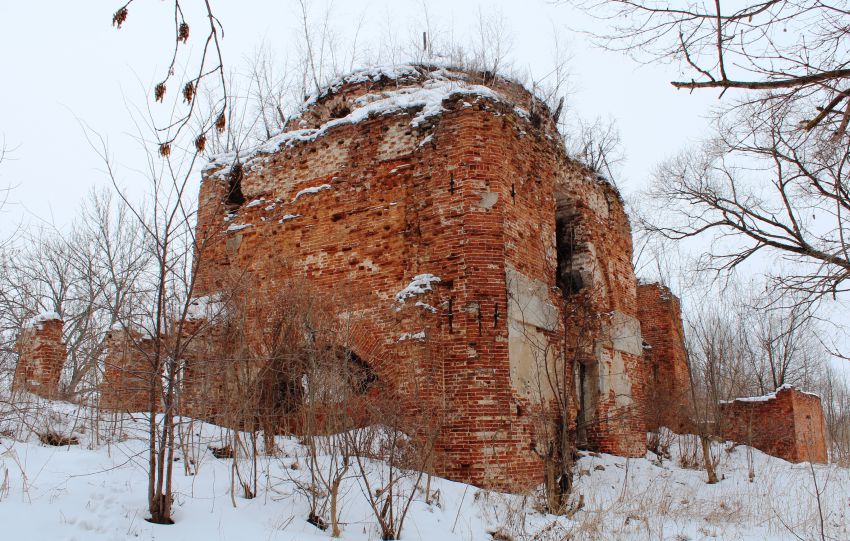 Авчурино. Церковь Николая Чудотворца. фасады, Вид с северо-востока