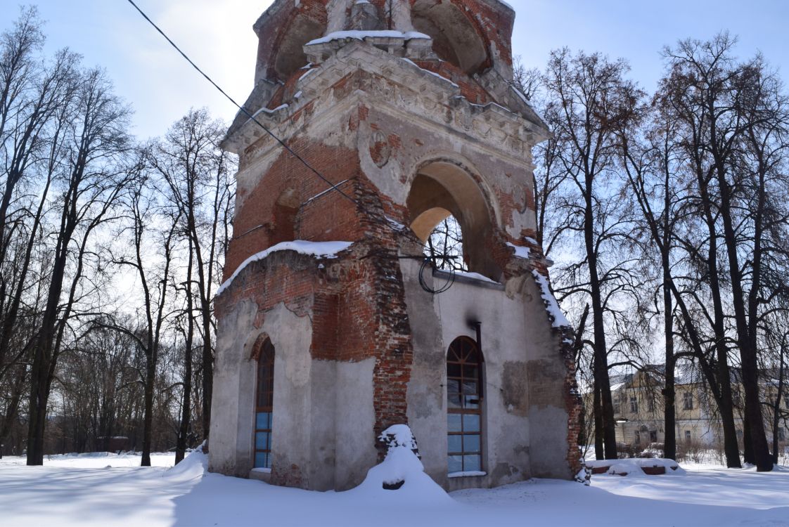 Колокольня церкви Покрова Пресвятой Богородицы, Кольцово (Ферзиковский район, Калужская область). архитектурные детали