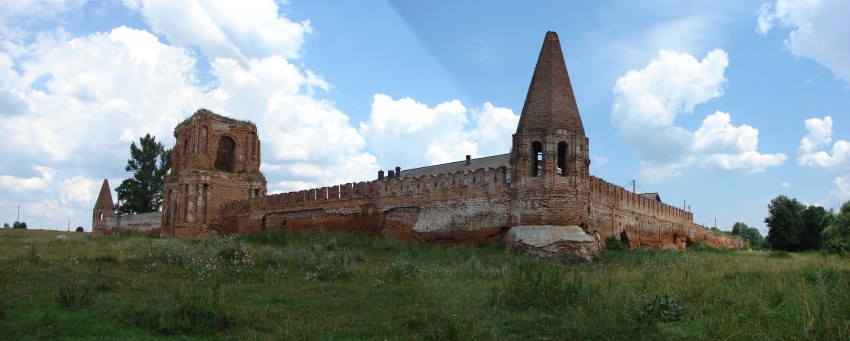 Спасо-Преображенский монастырь, Севск (Севский район, Брянская область). общий вид в ландшафте