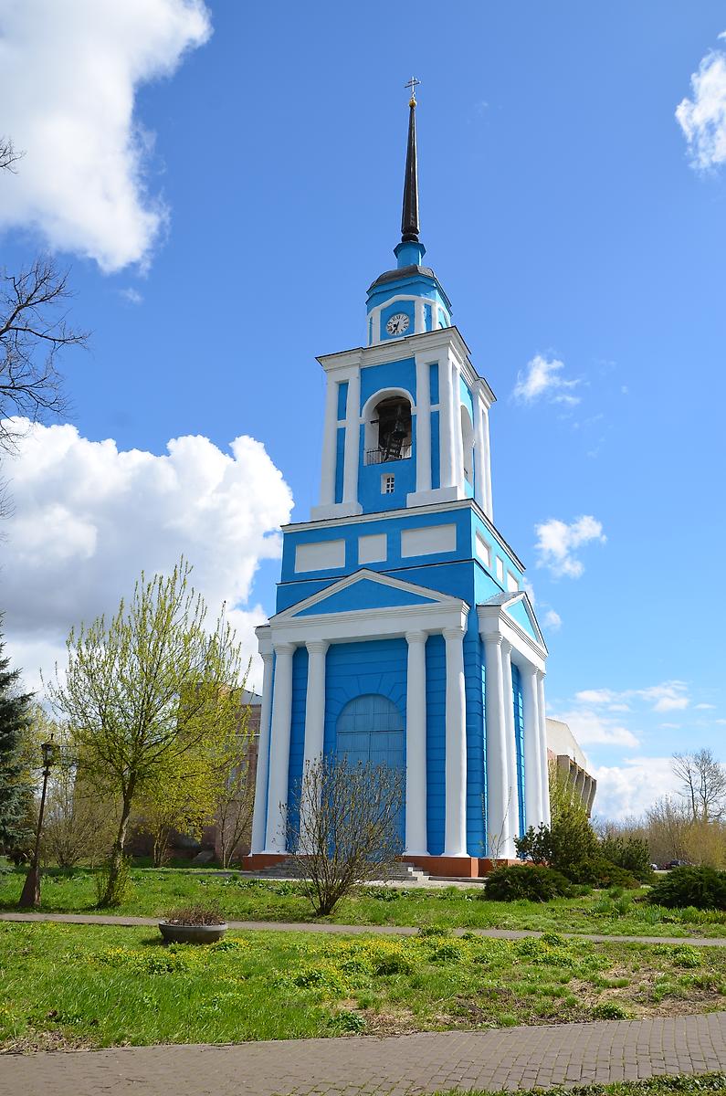 Западный фасад, фасады. Часовня Успения Пресвятой Богородицы в колокольне Успенского собора, Севск (Севский район, Брянская область)