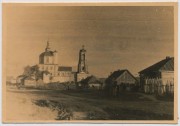 Карачевский Воскресенский мужской монастырь. Церковь  Воскресения Словущего, Фото 1942 г. с аукциона e-bay.de<br>, Бережок, Карачевский район, Брянская область