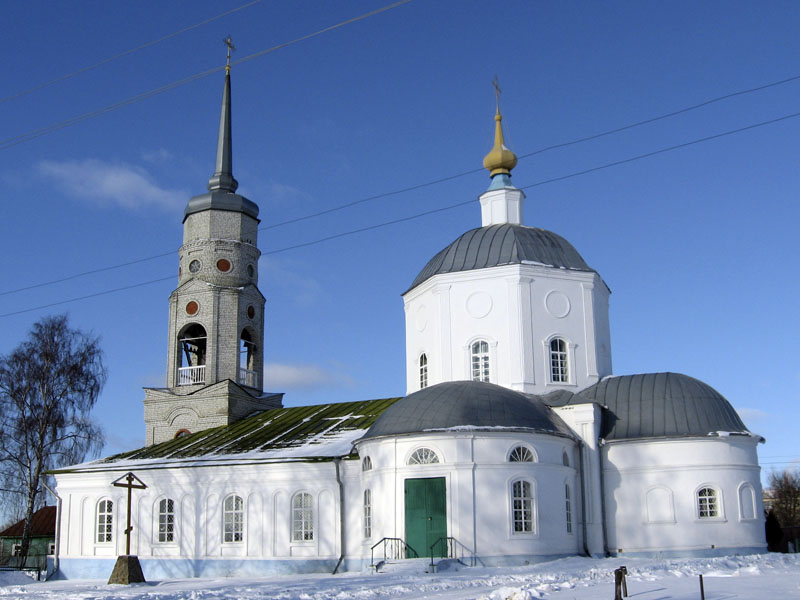 Карачев. Собор Михаила Архангела. общий вид в ландшафте