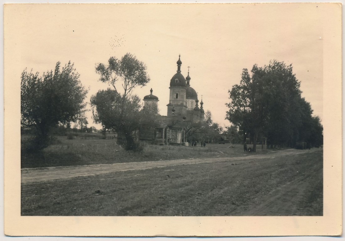 Елионка. Церковь Георгия Победоносца. архивная фотография, Фото 1942 г. с аукциона e-bay.de