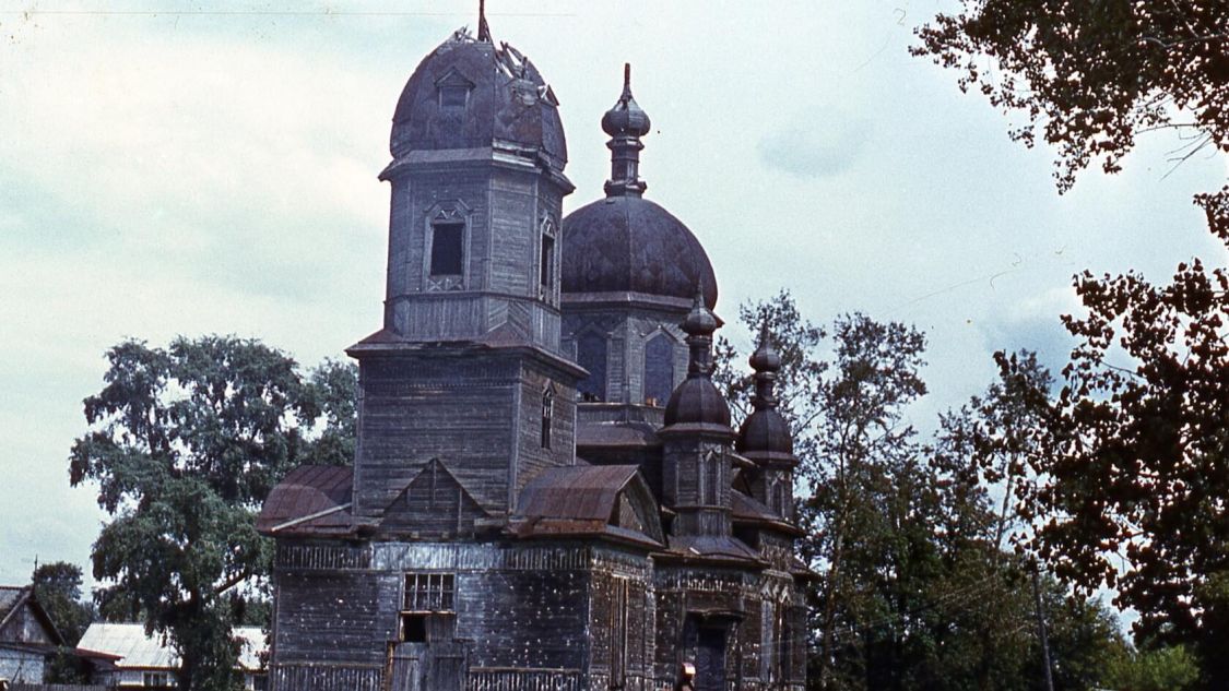 Елионка. Церковь Георгия Победоносца. архивная фотография, Фото 1970-х годов из приходского архива