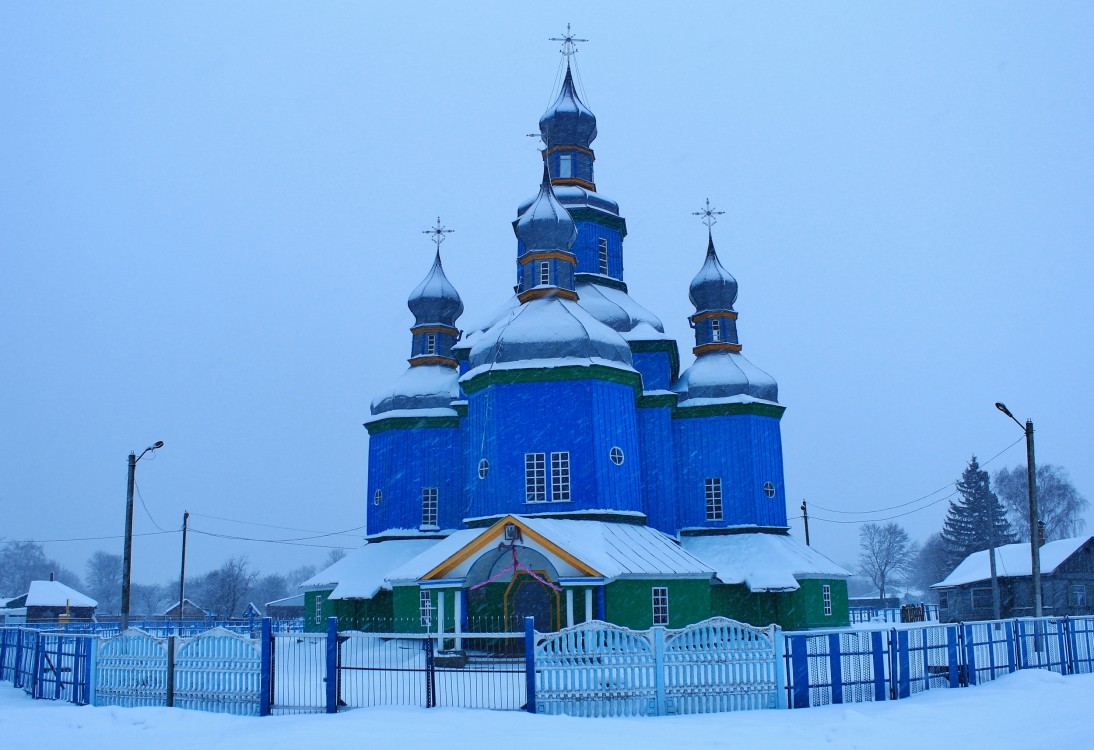 Церковь Николая Чудотворца, Новый Ропск (Климовский район, Брянская область). фасады