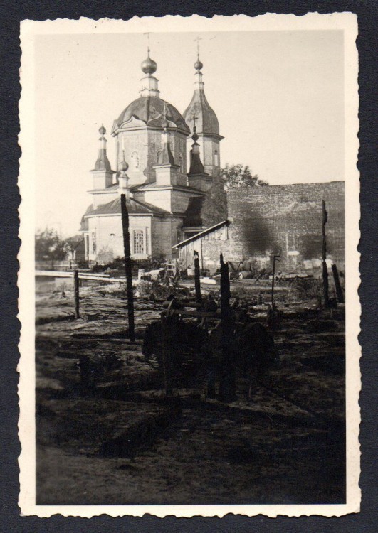 Новозыбков. Церковь Спаса Преображения. архивная фотография, Фото 1942 г. с аукциона e-bay.de