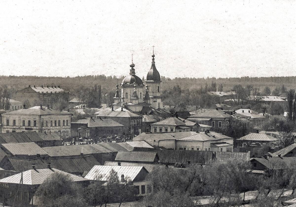 Церковь Спаса Преображения (новая), Новозыбков (Новозыбковский район и г. Новозыбков, Брянская область). архивная фотография, Начало XX века 