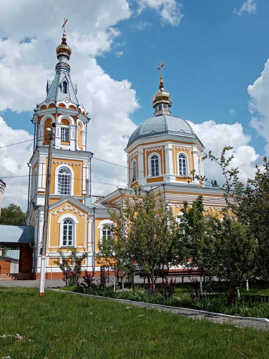 Собор Чуда Архистратига Михаила, Новозыбков (Новозыбковский район и г. Новозыбков, Брянская область). общий вид в ландшафте