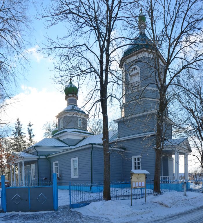 Красный Рог. Церковь Успения Пресвятой Богородицы. фасады