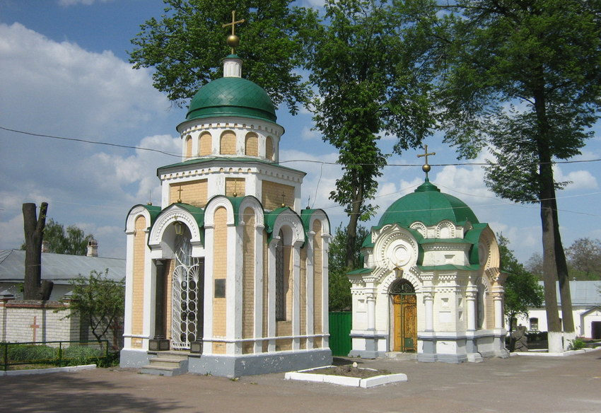 Чернигов. Троице-Ильинский монастырь. общий вид в ландшафте