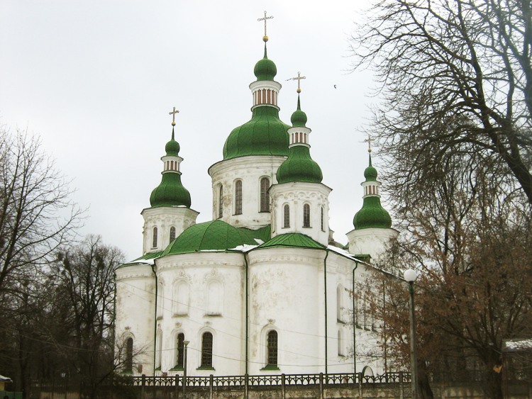 Кирилловский монастырь. Церковь Афанасия и Кирилла, Патриархов Александрийских, Дорогожичи (Подольский район, Украина, г. Киев). фасады
