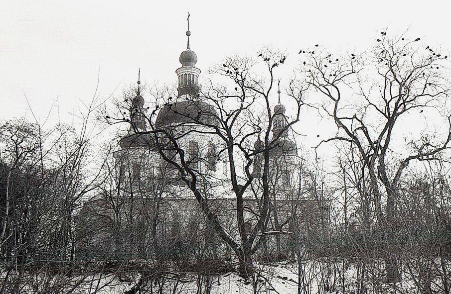 Киев. Кирилловский монастырь. Церковь Афанасия и Кирилла, Патриархов Александрийских. фасады, Кирилла александрийского церковь.