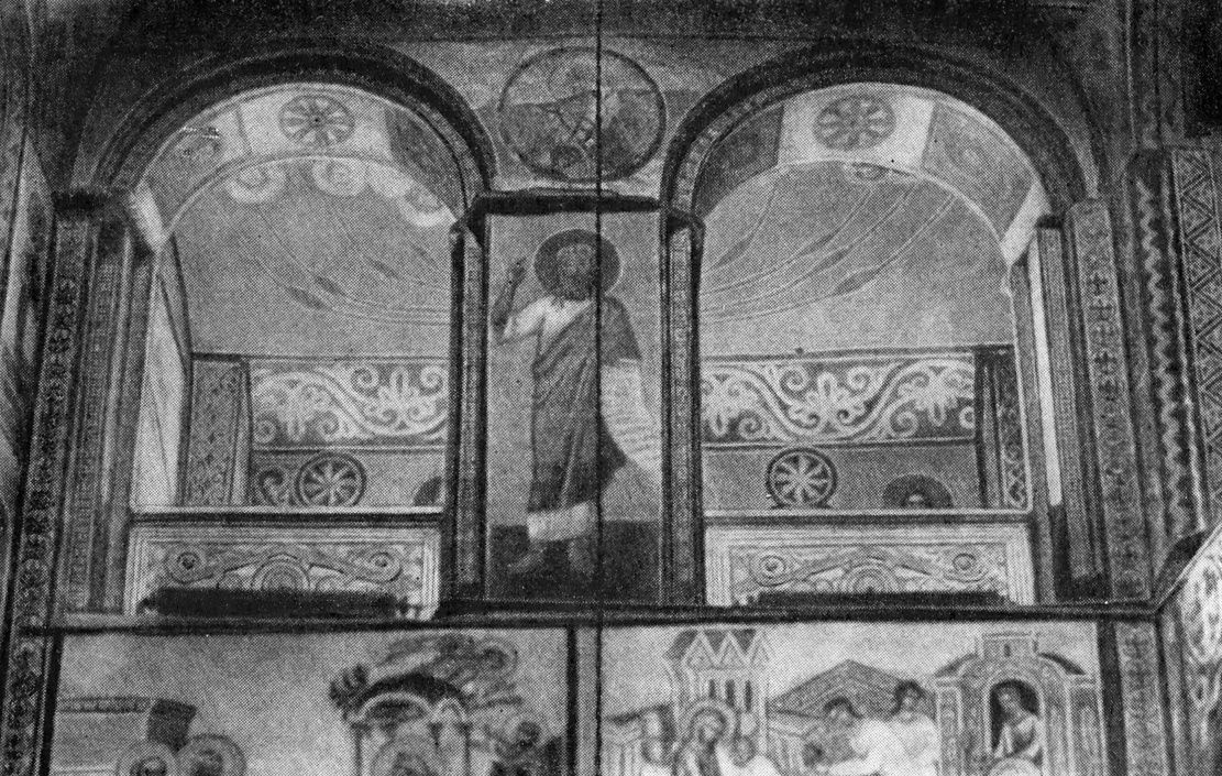 Кирилловский монастырь. Церковь Афанасия и Кирилла, Патриархов Александрийских, Дорогожичи (Подольский район, Украина, г. Киев). архивная фотография, Кирилловская церковь, аркады на хорах. Источник: «Архитектура Южной и Западной Руси в XII-XIII веках»