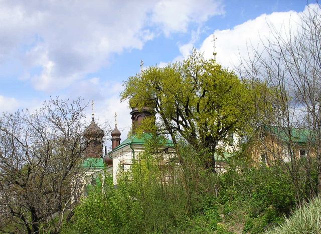 Киев. Троицкий Ионин монастырь. общий вид в ландшафте