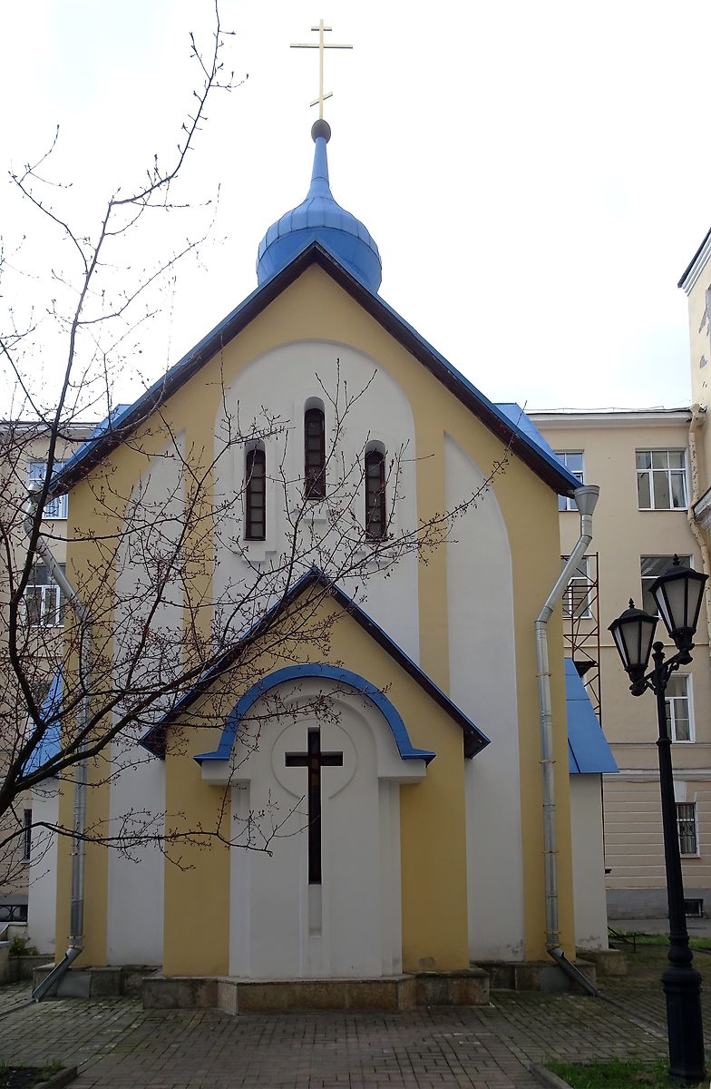 фасады. Церковь Александра Невского при Государственном университете путей сообщения (новая), Адмиралтейский район (Санкт-Петербург, г. Санкт-Петербург)