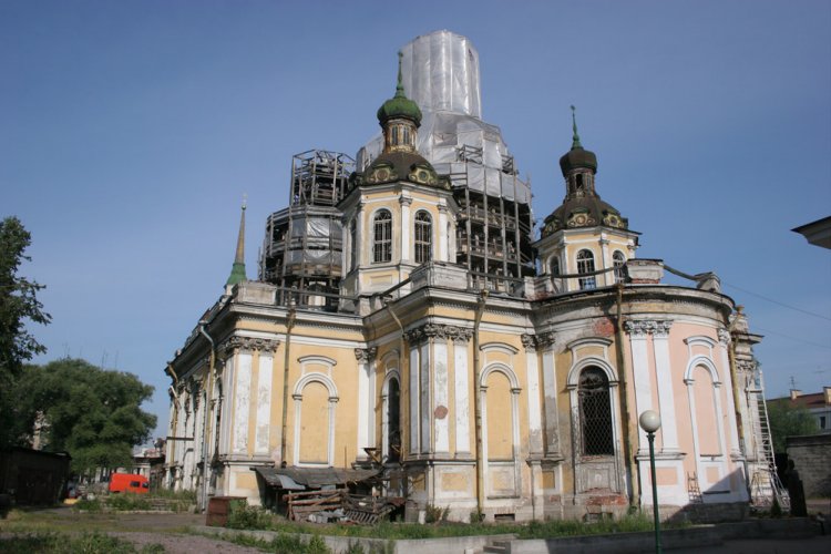 Центральный район. Собор Воздвижения Креста Господня. документальные фотографии