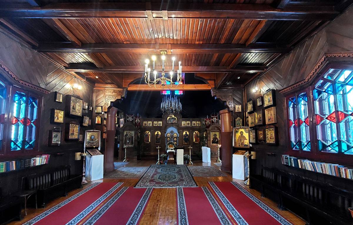 интерьер и убранство. Церковь Пантелеимона Целителя при психиатрической больнице им. Скворцова-Степанова, Приморский район (Санкт-Петербург, г. Санкт-Петербург)