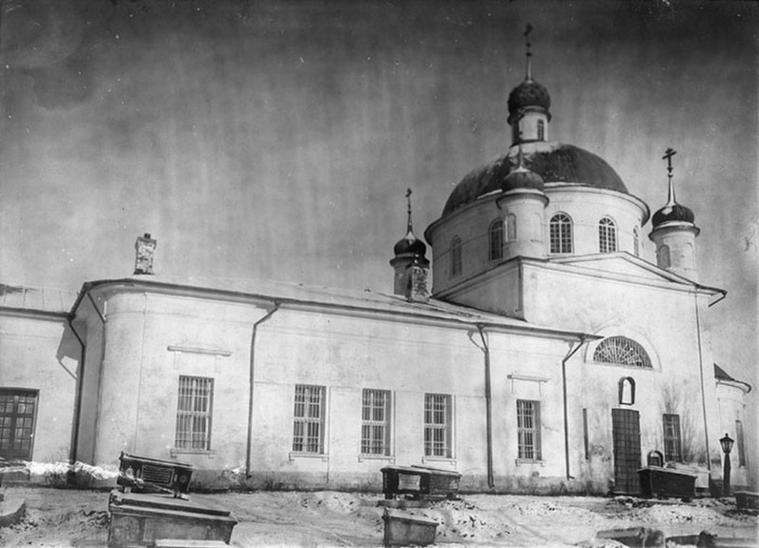 Церковь Михаила Архангела, Михайловская Слобода (Раменский район и гг. Бронницы, Жуковский, Московская область). архивная фотография, 1912 год. с сайта http://titovo-online.ru/istoriya/istoricheskie-foto/139288199483195/