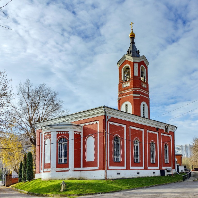 Орехово-Борисово Северное. Церковь Троицы Живоначальной в Борисове. фасады