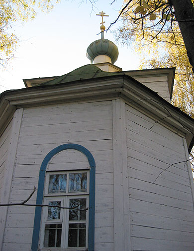 Церковь Сергия Радонежского, Троицкий (Истринский городской округ и ЗАТО Восход, Московская область). архитектурные детали, Вид с востока