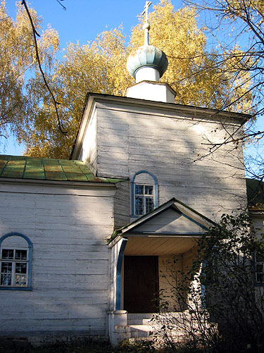 Церковь Сергия Радонежского, Троицкий (Истринский городской округ и ЗАТО Восход, Московская область). архитектурные детали, Основной объем. Вид с юга