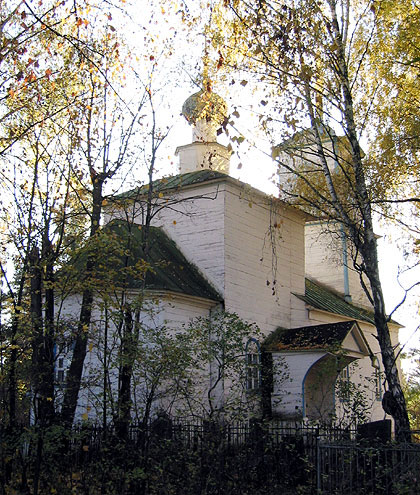 Троицкий. Церковь Сергия Радонежского. фасады, Общий вид