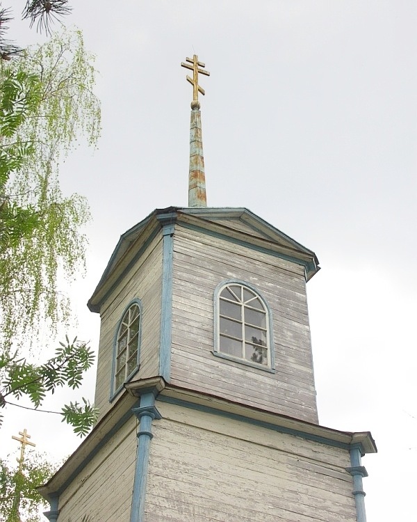 Церковь Сергия Радонежского, Троицкий (Истринский городской округ и ЗАТО Восход, Московская область). архитектурные детали, верх колокольни