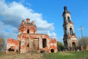 Церковь Воскресения Христова, Вид с запада<br>, Писцово, Комсомольский район, Ивановская область