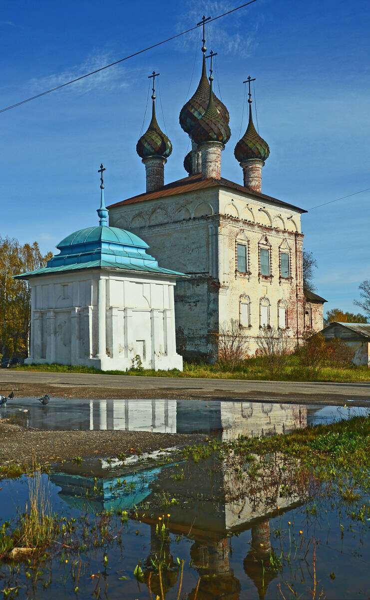 Собор Троицы Живоначальной, Писцово (Комсомольский район, Ивановская область). фасады