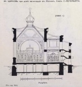 Церковь Спаса Преображения в Лесном, Архитектурная Энциклопедия второй половины XIX в., т.1<br>, Санкт-Петербург, Санкт-Петербург, г. Санкт-Петербург