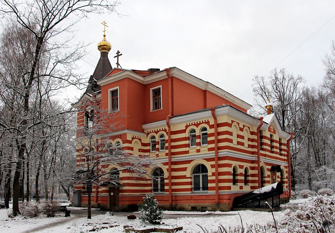 Выборгский район. Церковь Спаса Преображения в Лесном. фасады