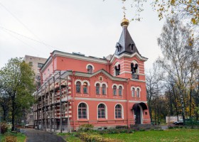 Санкт-Петербург. Церковь Спаса Преображения в Лесном