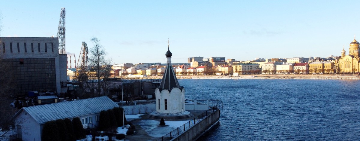 Часовня Николая Чудотворца в память храма Спас-на-Водах, Адмиралтейский район (Санкт-Петербург, г. Санкт-Петербург). общий вид в ландшафте