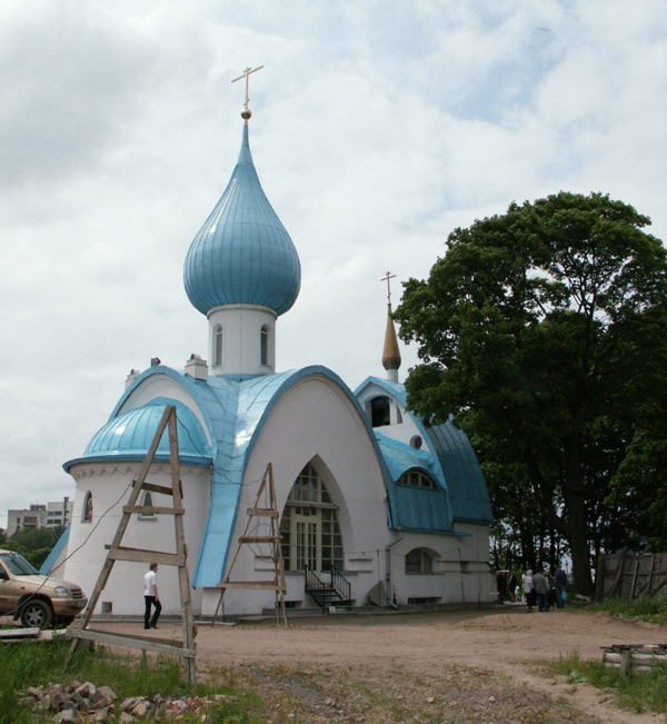 Кировский район. Церковь Иоанна Кронштадтского. фасады, Вид с северо-востока