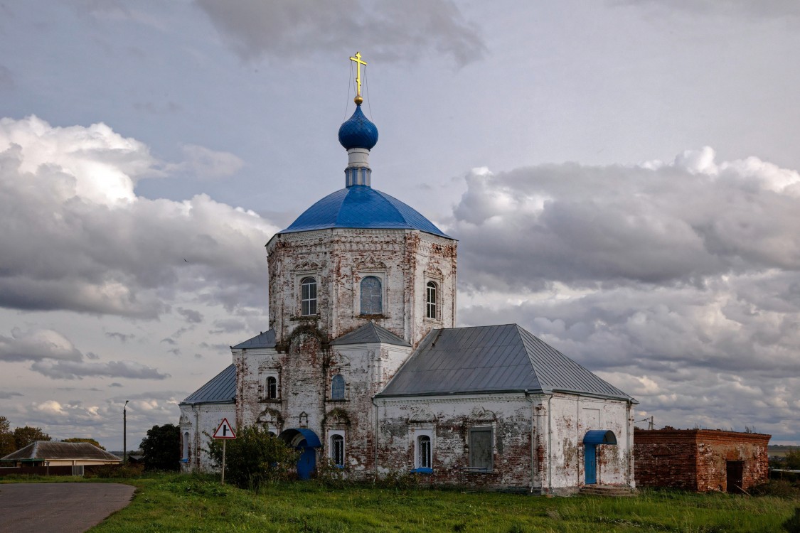 Янево. Церковь Казанской иконы Божией Матери. фасады