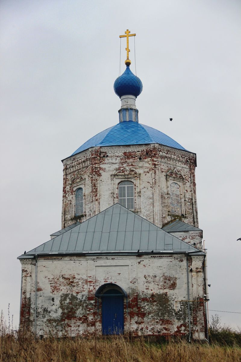 Янево. Церковь Казанской иконы Божией Матери. фасады