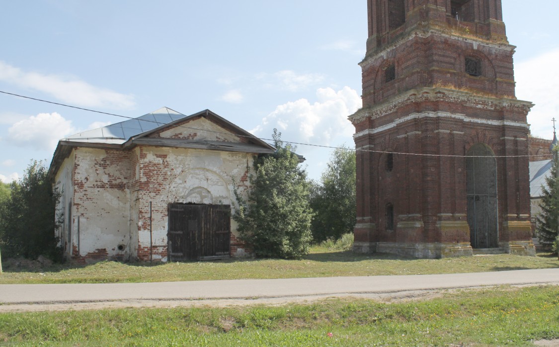 Торчино. Церковь Богоявления Господня. фасады, Вид с запада