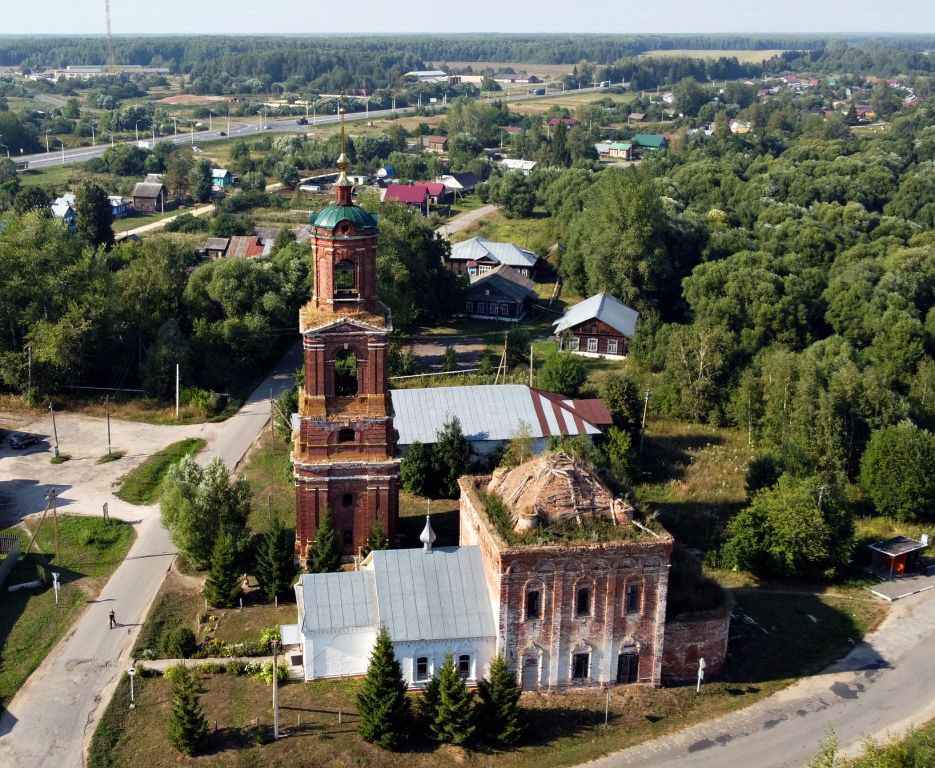 Церковь Николая Чудотворца, Торчино (Суздальский район, Владимирская область). общий вид в ландшафте