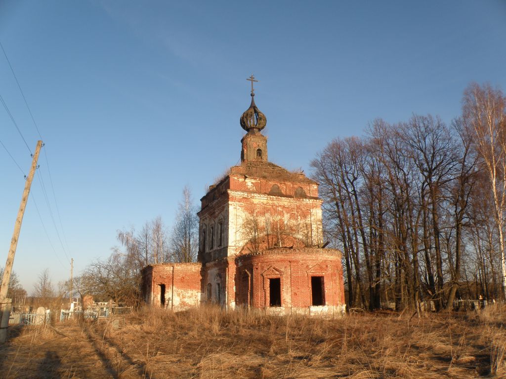 Тетерино. Церковь Николая Чудотворца. фасады