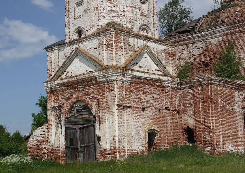 Церковь Николая Чудотворца, Большое Борисово (Суздальский район, Владимирская область). архитектурные детали