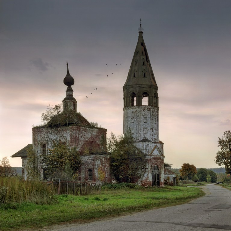 Большое Борисово. Церковь Николая Чудотворца. художественные фотографии